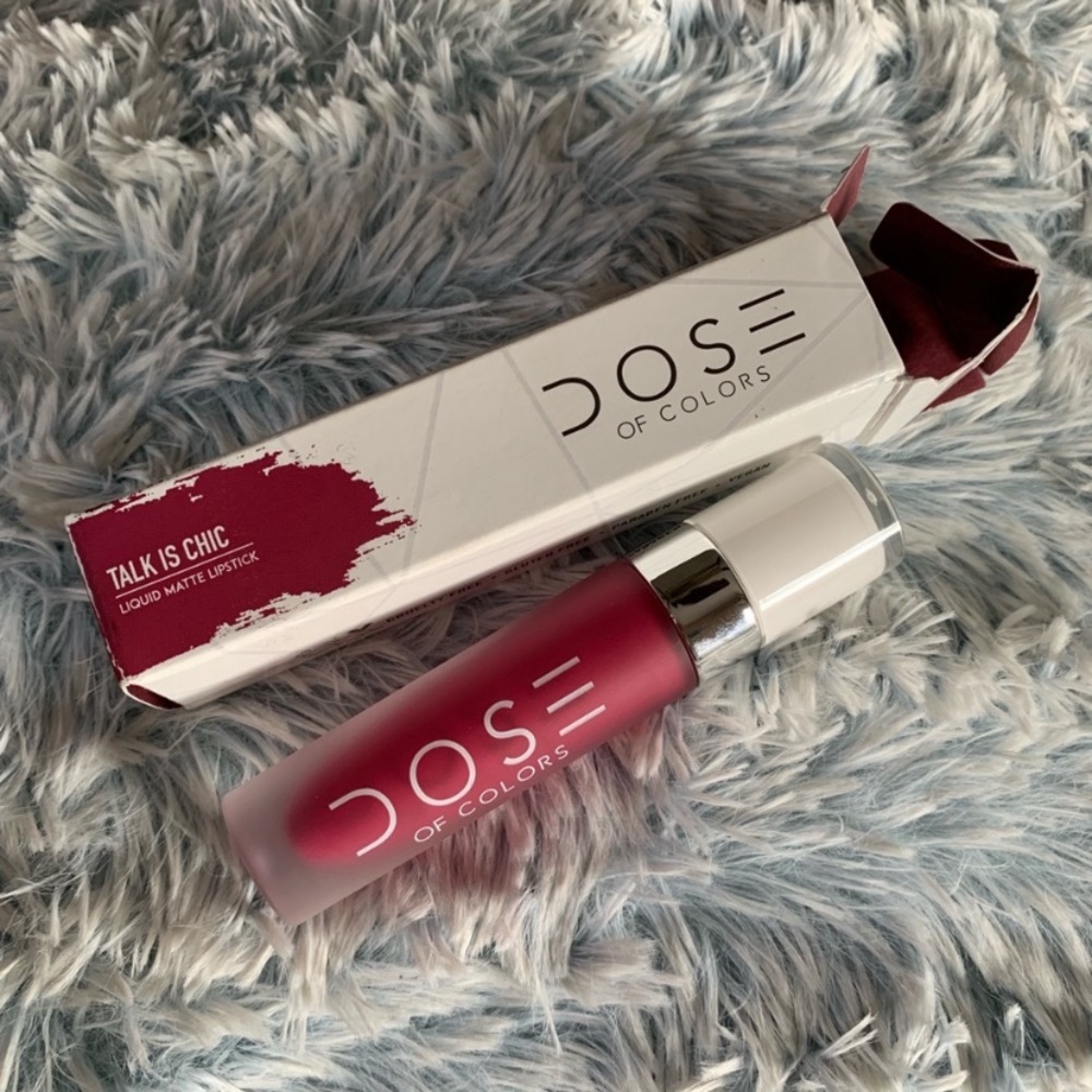 Berry matte liquid lipstick